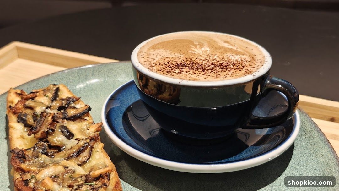 Coffee and Mushroom Tart