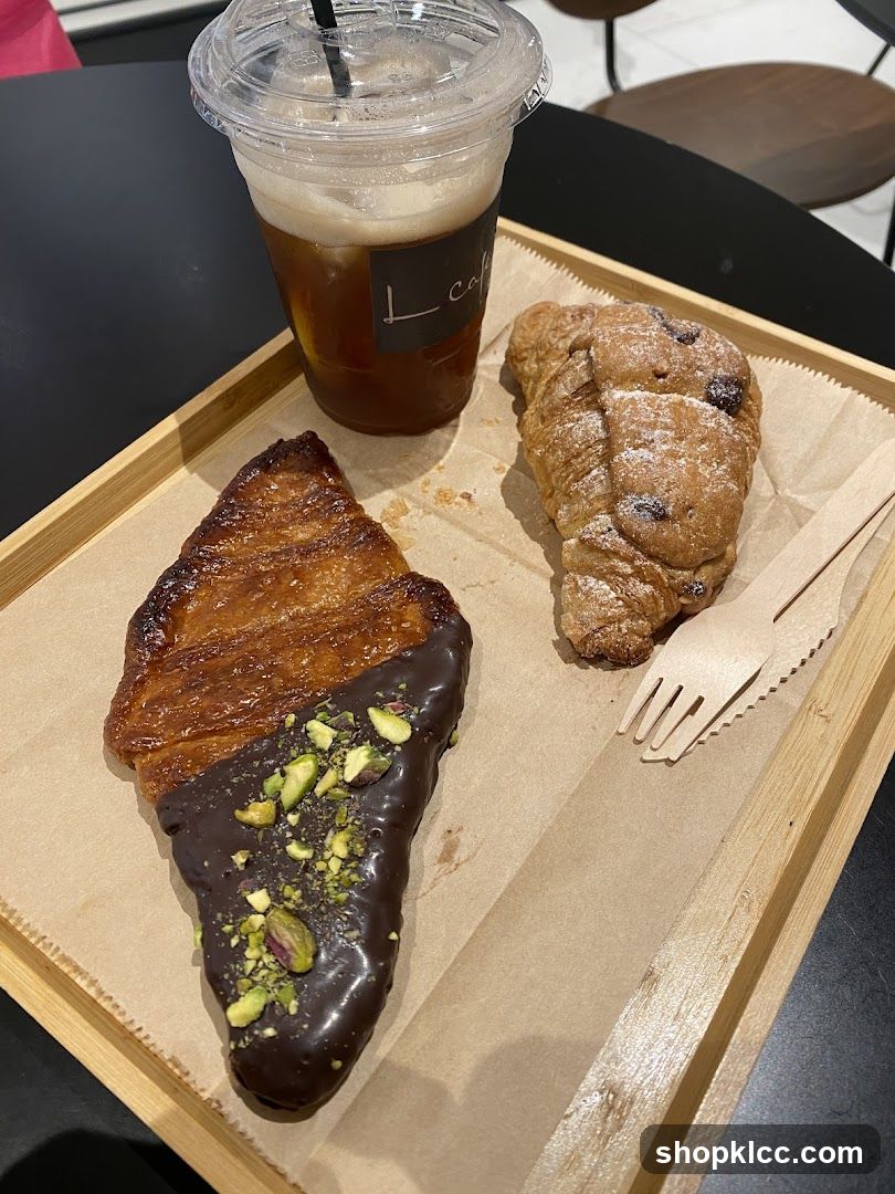 Croissants and Iced Coffee