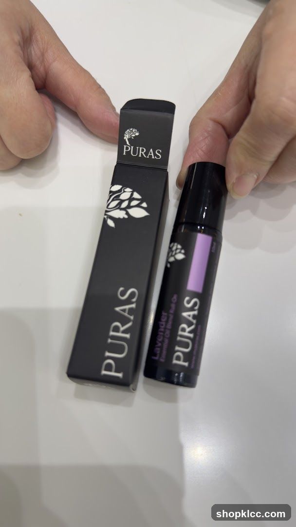 Puras Lavender Essential Oil Roll-On