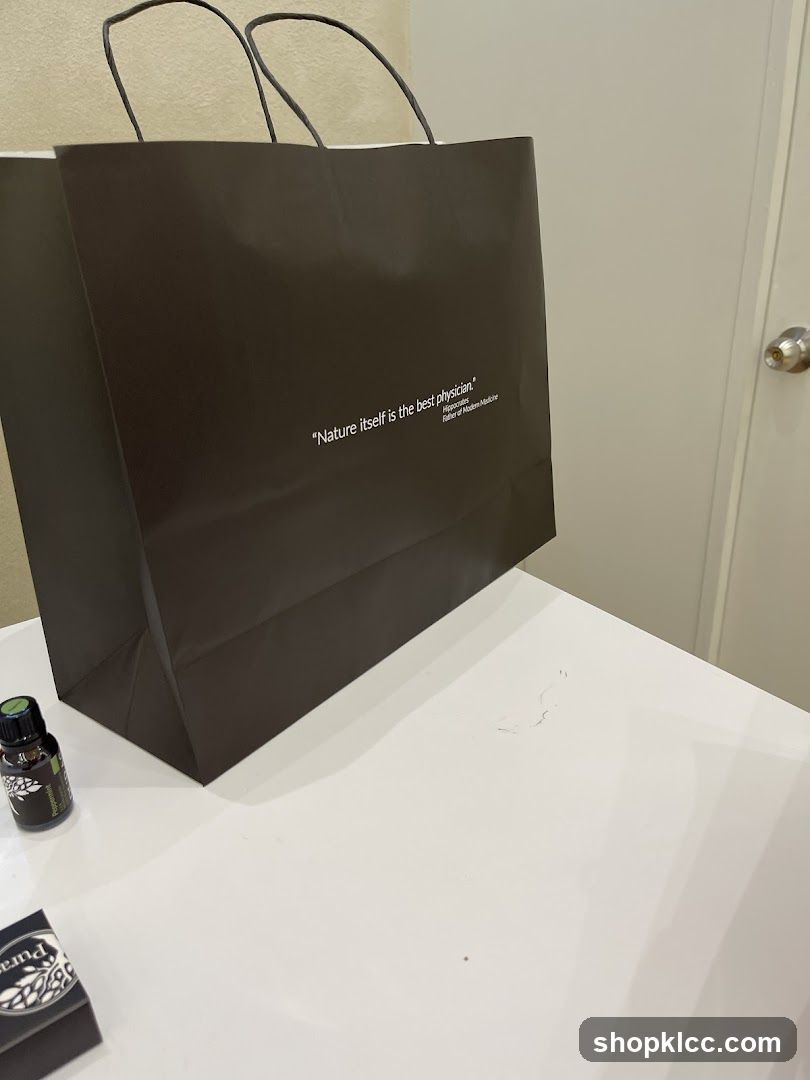 Shopping Bag with Quote