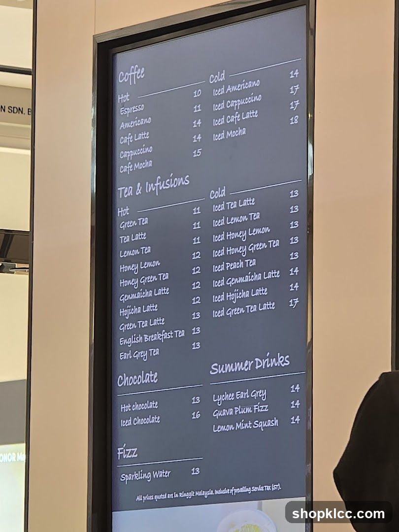 Coffee, Tea & Infusions, Chocolate, Fizz, Summer Drinks