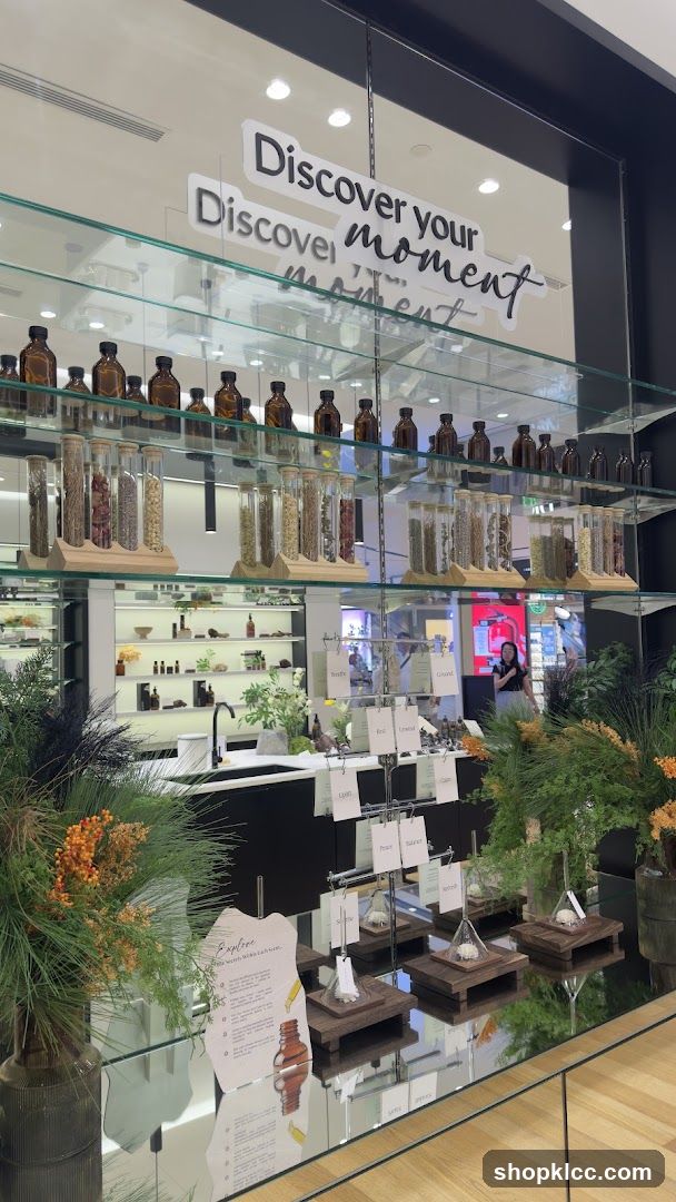 Store Interior with Display Shelves