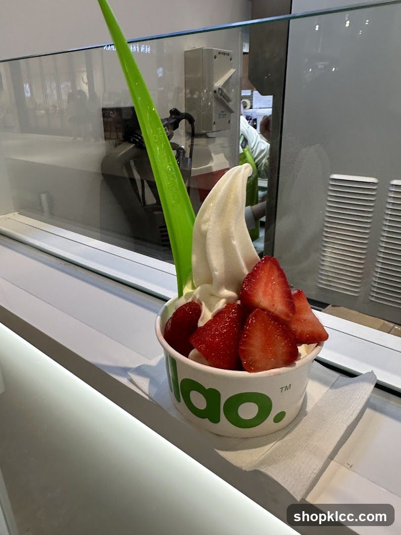 Yogurt with Strawberries