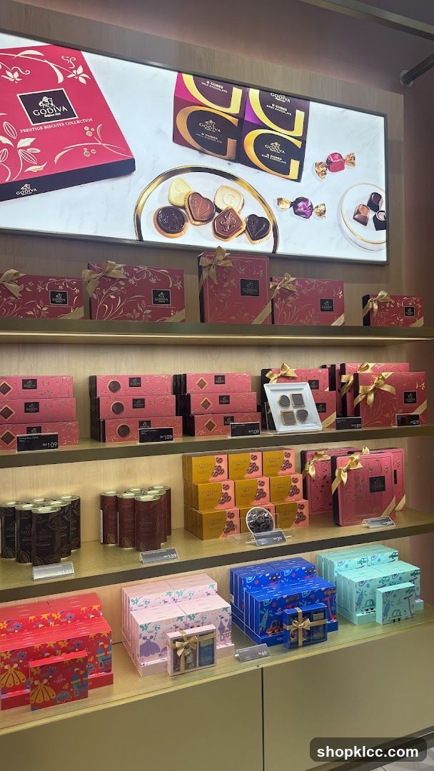 Godiva Chocolate Display