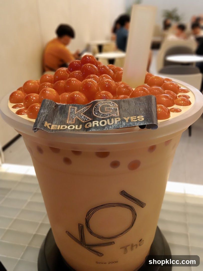 Large Bubble Tea Display