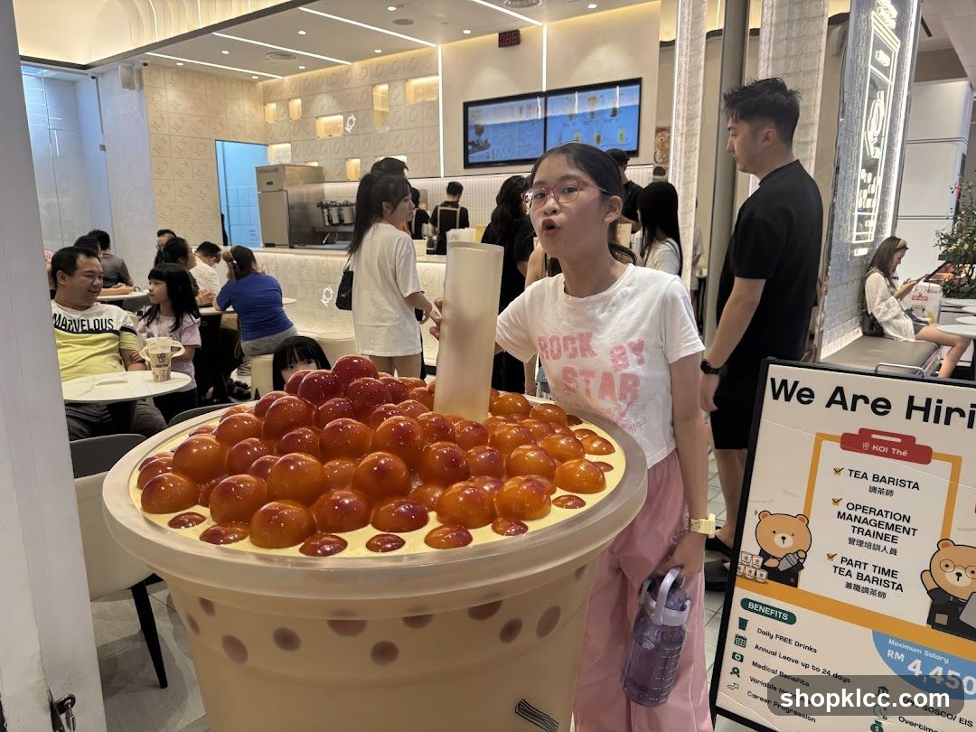Bubble Tea Shop Interior