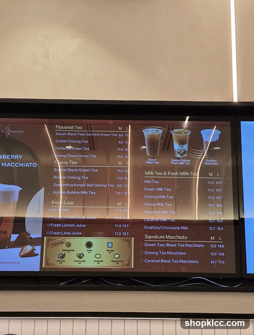 Chitose Menu