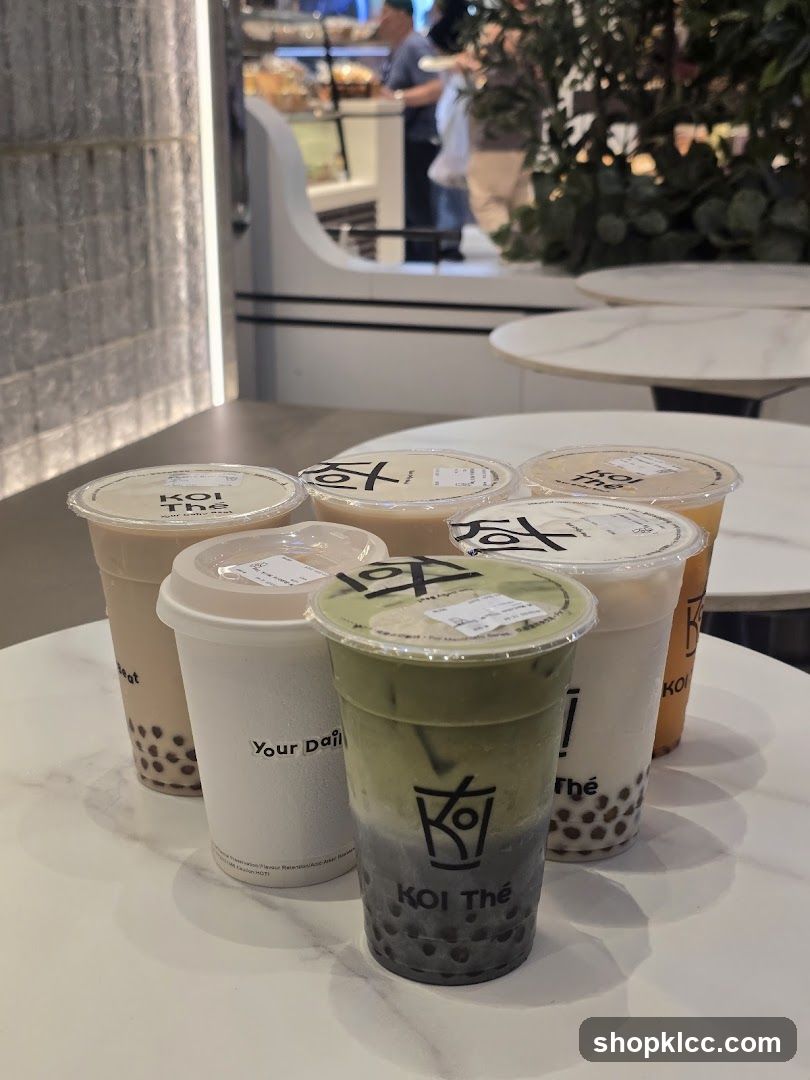 Assorted Bubble Teas