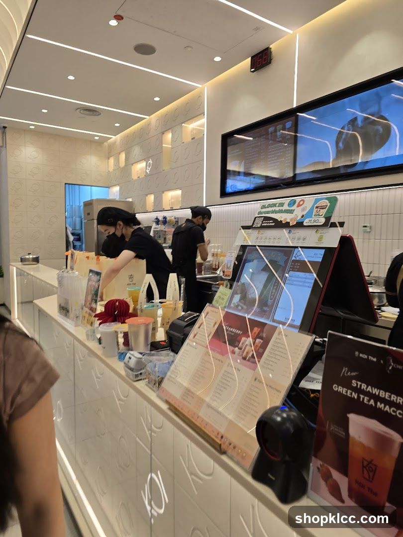 Bubble Tea Shop Counter