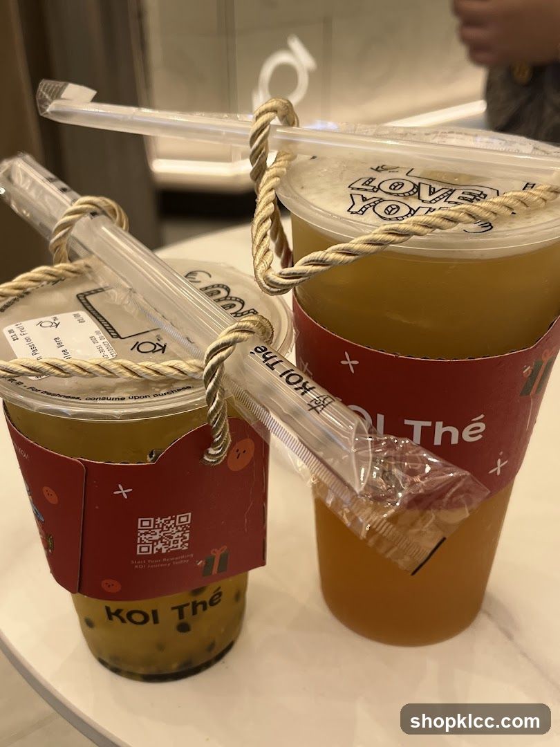 Two Bubble Teas