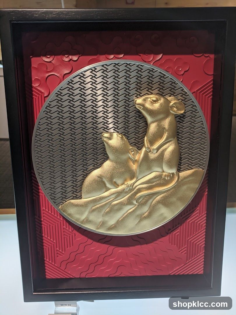 Framed Artwork with Mice Motif