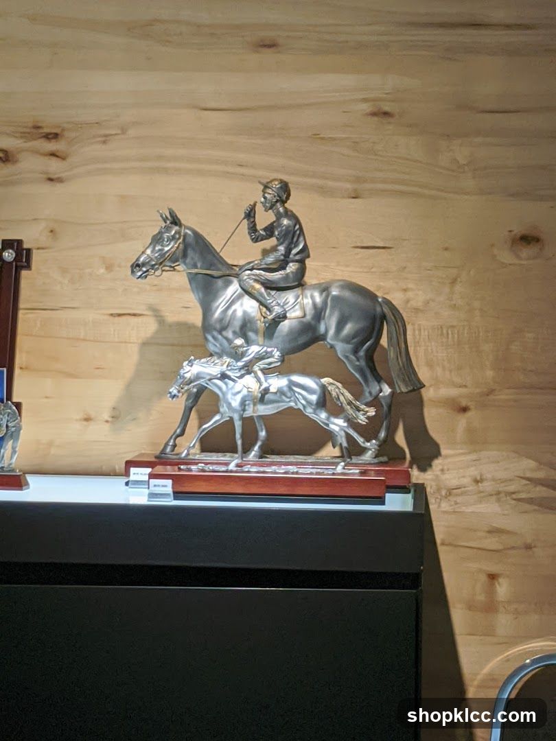 Horse and Jockey Sculpture
