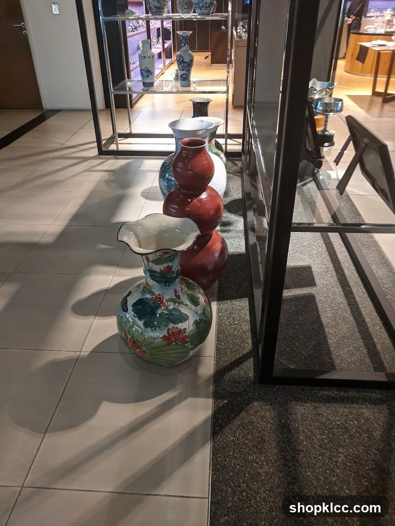 Vases on Display