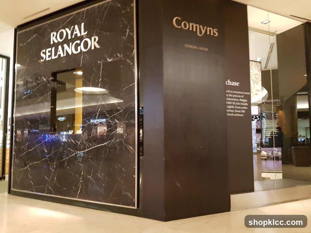 Royal Selangor and Comyns Storefront