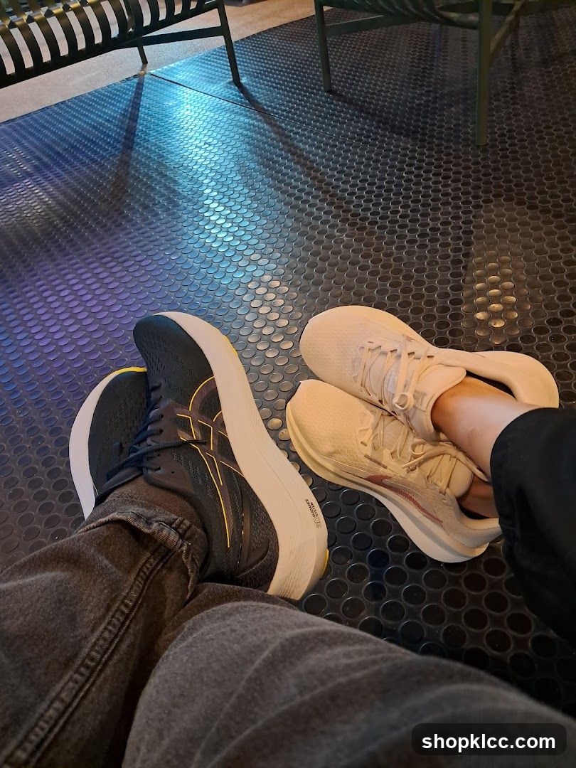 Two pairs of athletic shoes