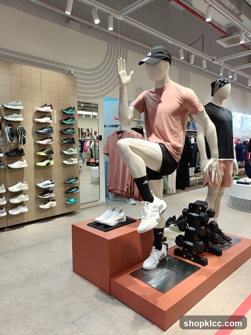Athletic Apparel Store Display