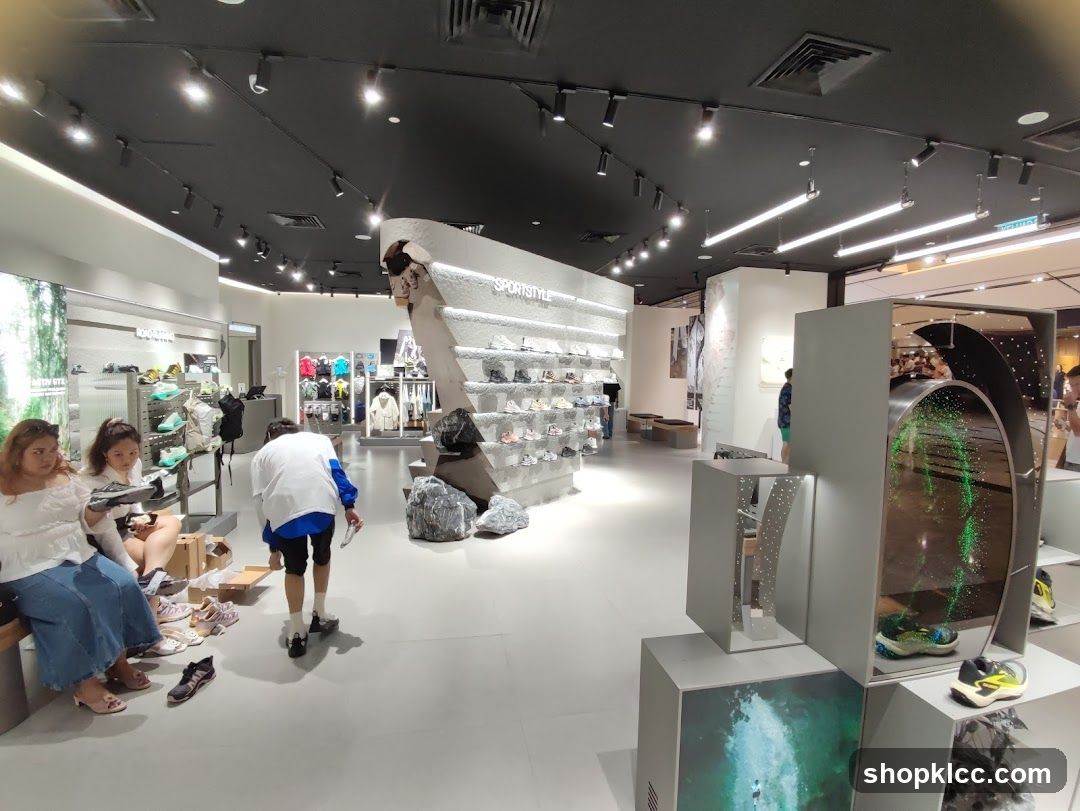 Sports Shoe Store Interior