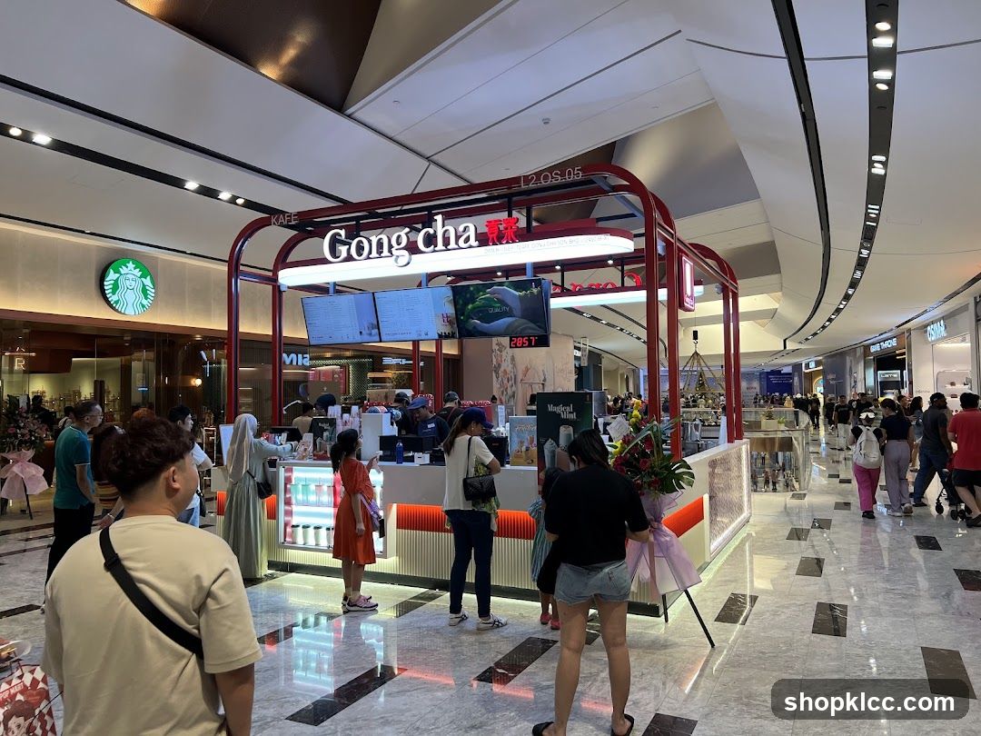 Gong Cha Bubble Tea Stall