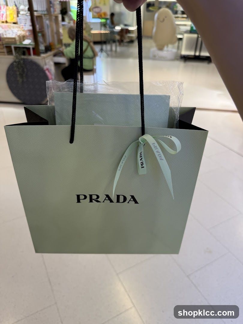 Prada shopping bag