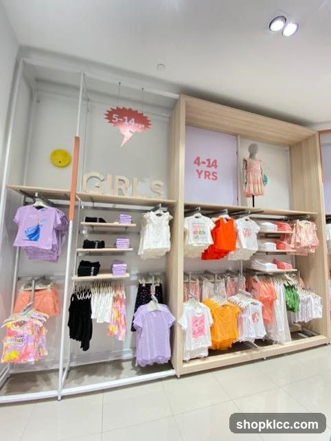 Girls' Clothing Display
