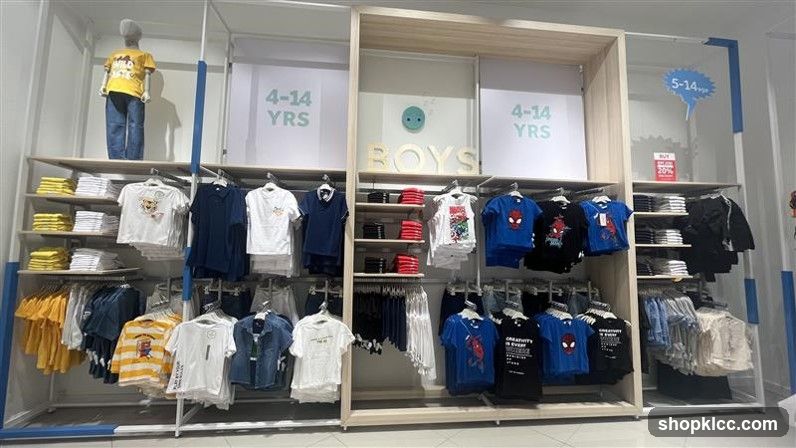Boys' Clothing Display