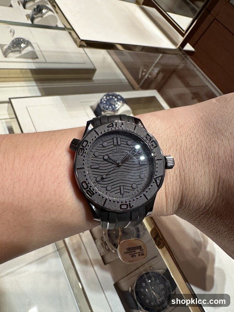 Omega Seamaster Watch on Wrist