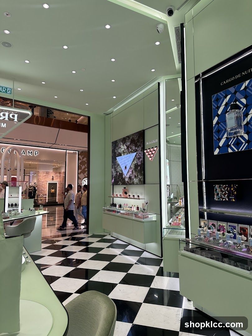 Interior of a luxury boutique