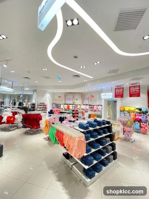 Clothing store interior