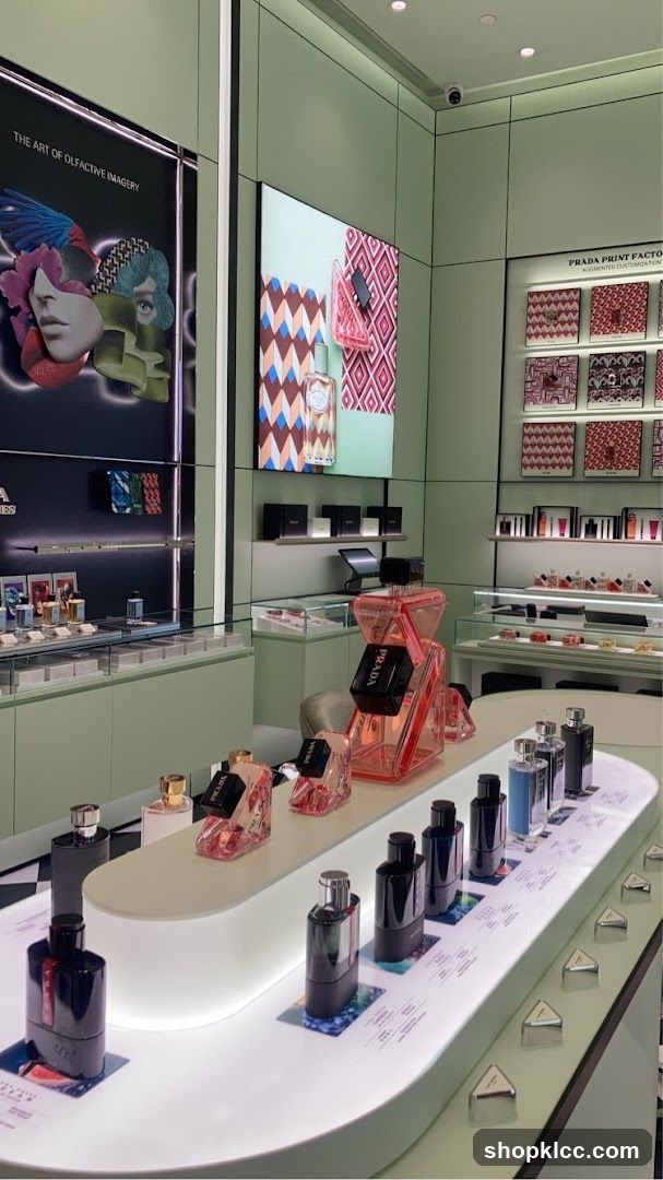 Prada Fragrance Display
