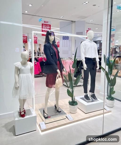 Store Window Display with Mannequins
