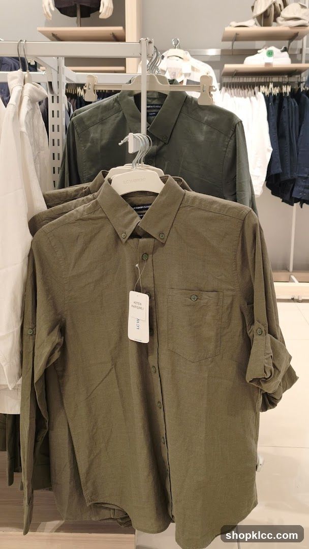 Men's Shirts on Display