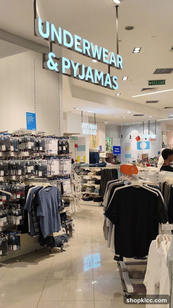 Underwear and Pyjamas Section