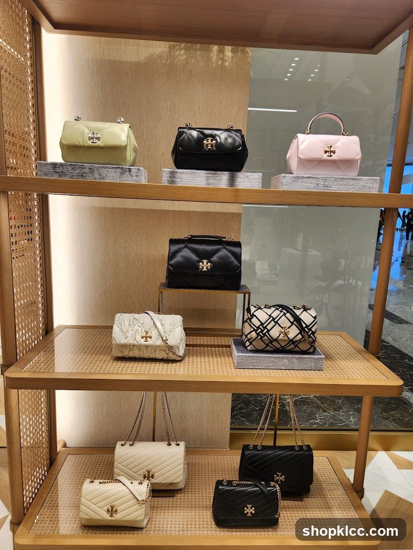 Tory Burch Handbags Display