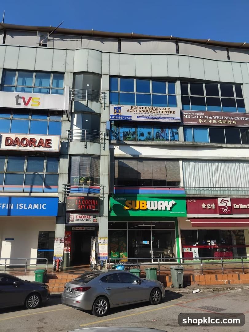Street View of Commercial Building Facade