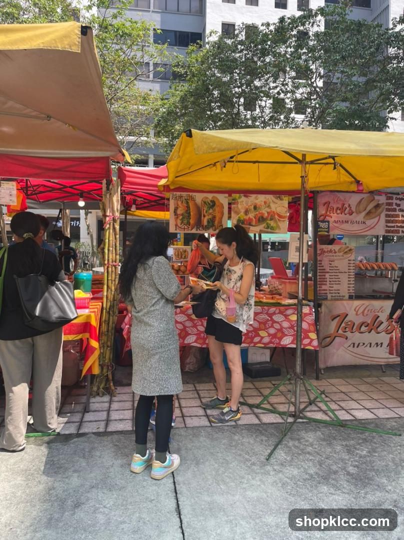 Street Food Stall Scene