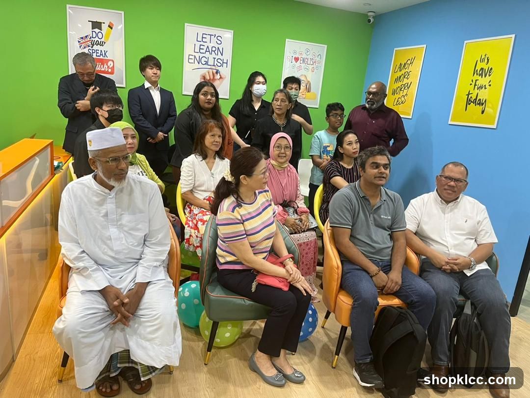 Group of people in a classroom or event space