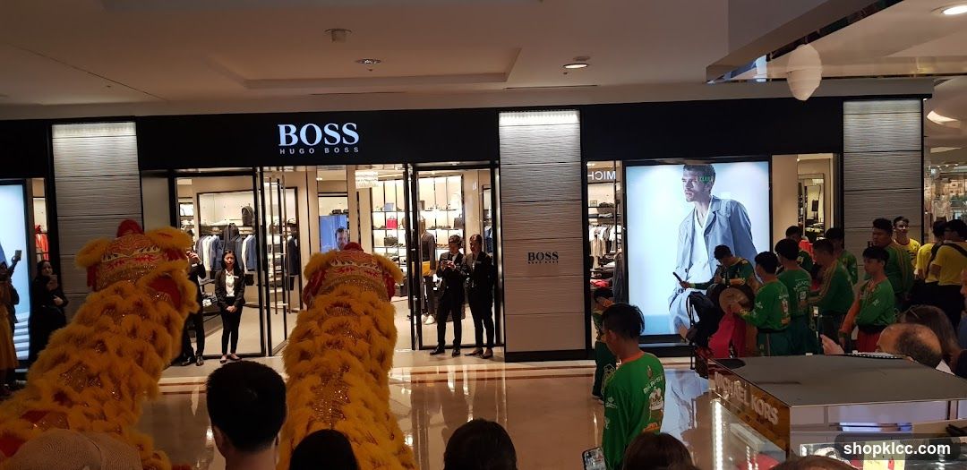 Lion Dance Performance at BOSS Store