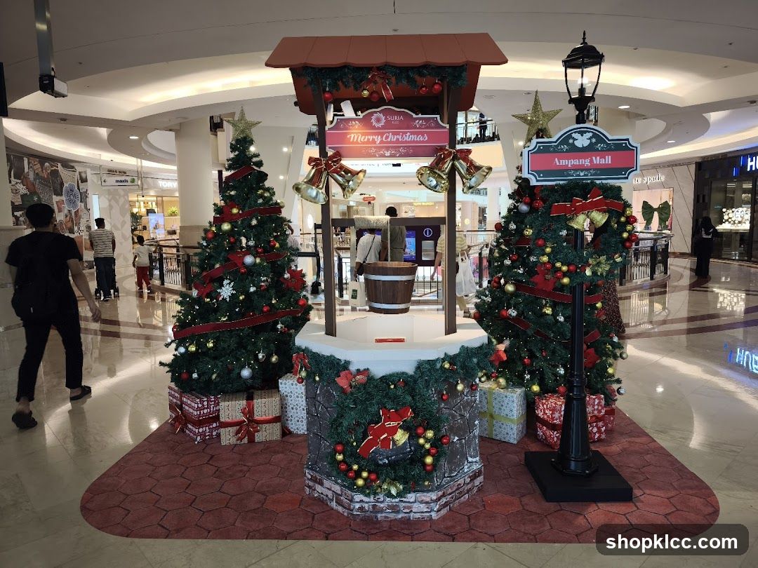 Christmas Decorations in a Mall