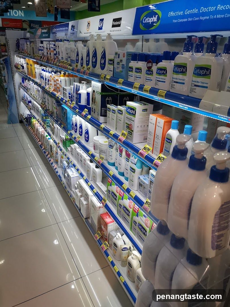 Skincare Products on Shelves