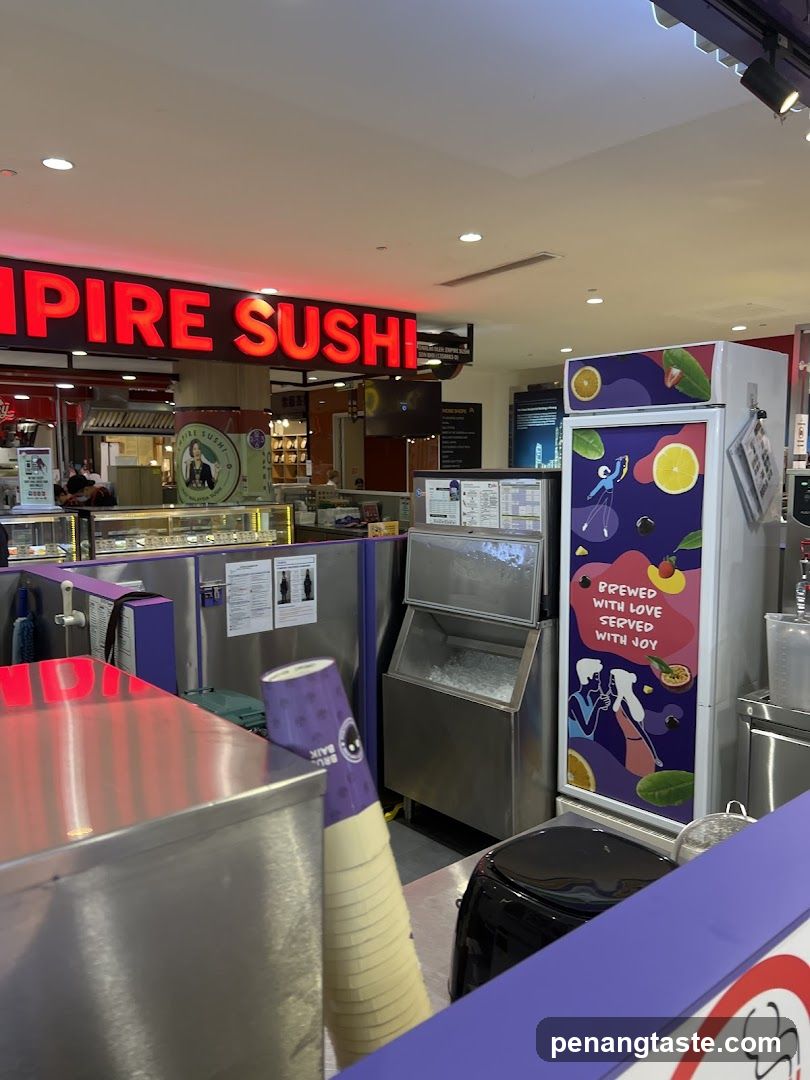 Sushi and Beverage Stall