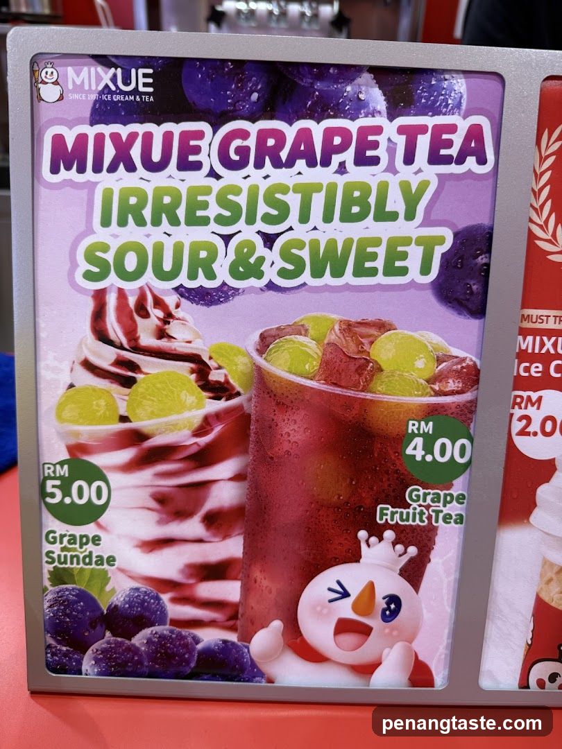 Mixue Grape Tea