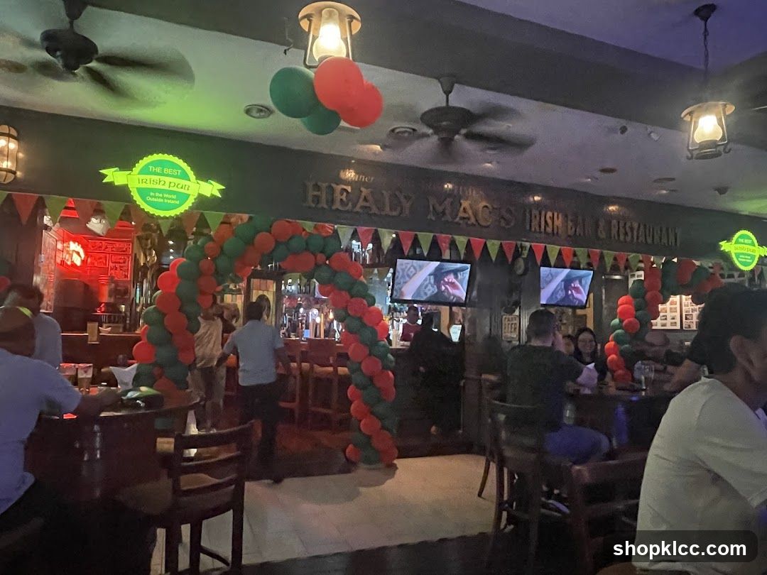 Healy Mac's Irish Bar & Restaurant Interior