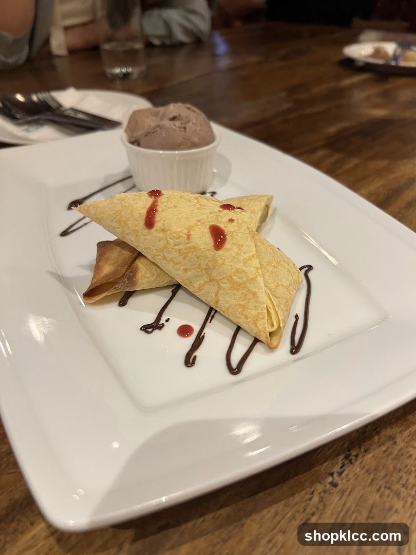 Dessert with Ice Cream