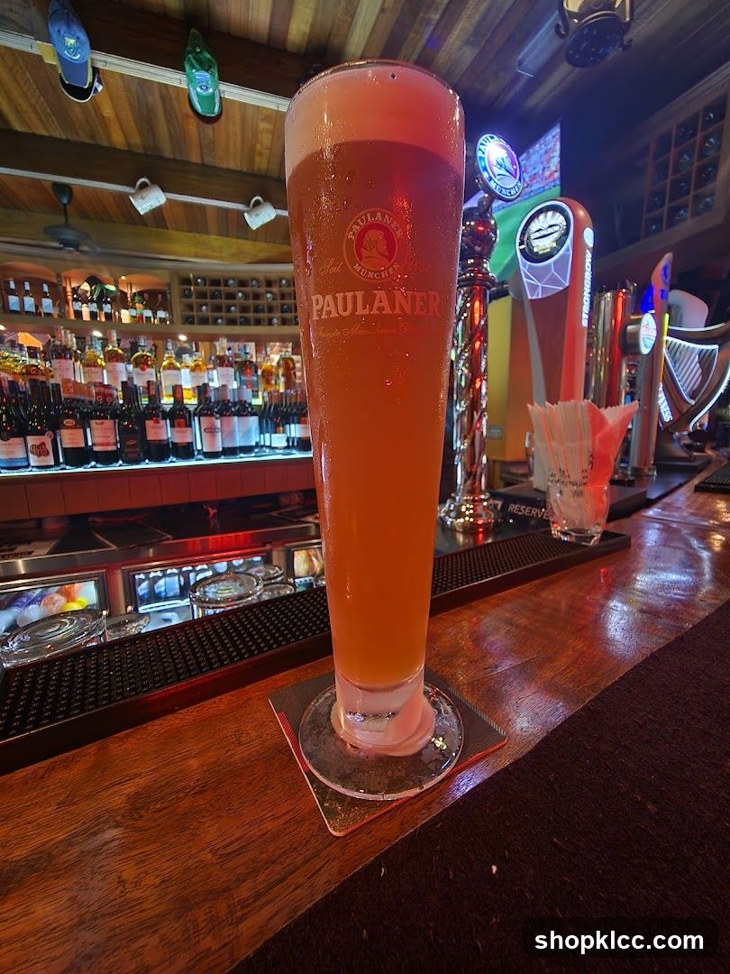 Beer on a Bar Counter