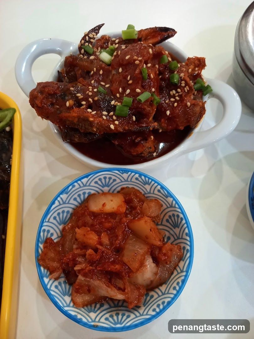 Spicy Crab and Kimchi
