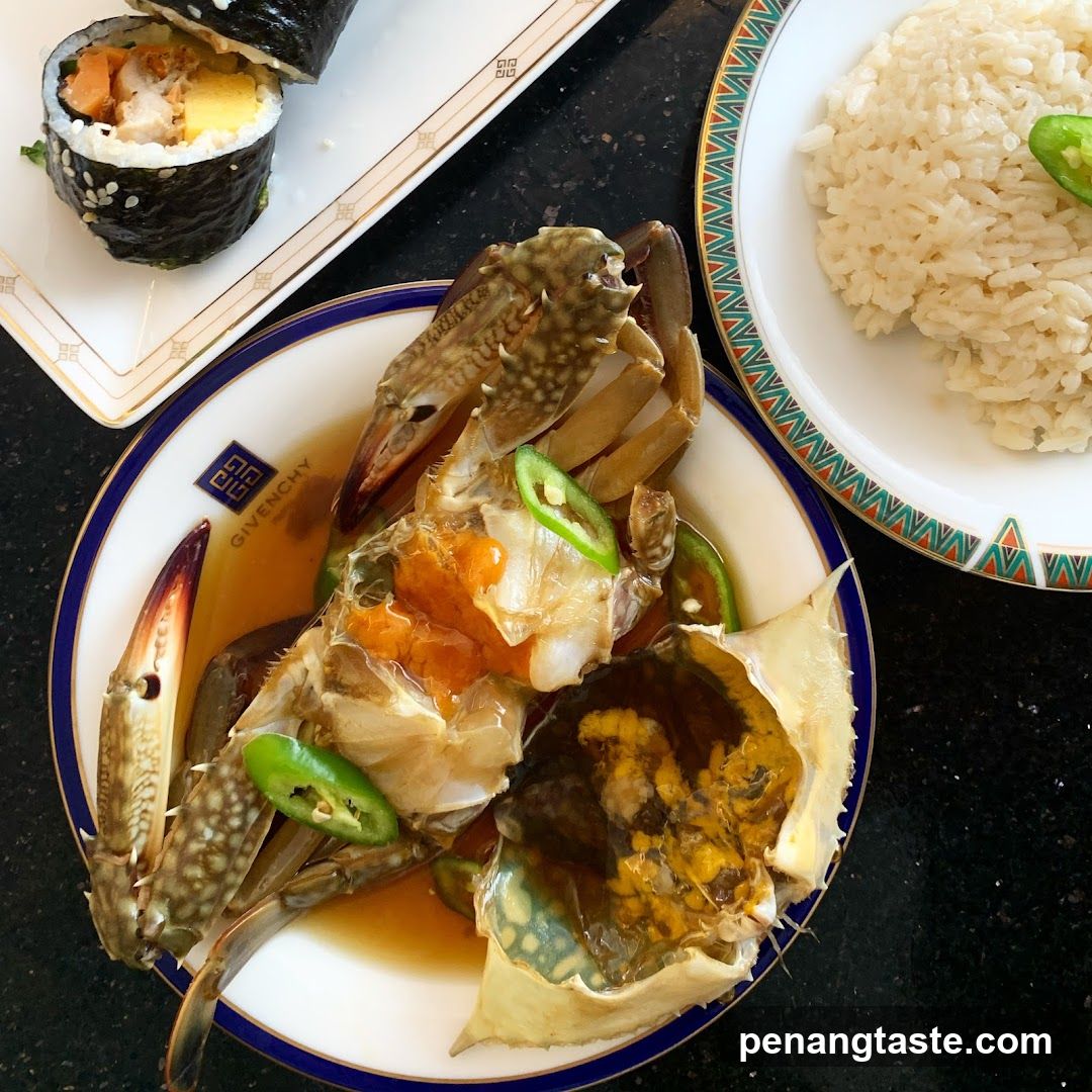 Marinated Crab and Sushi