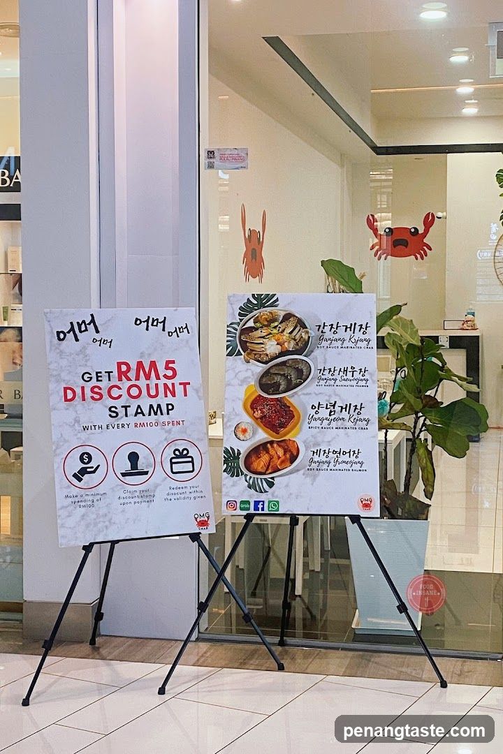 Promotional posters for a restaurant