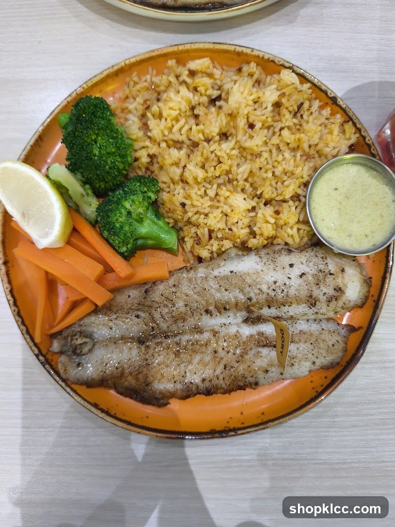 Fish with Rice and Vegetables