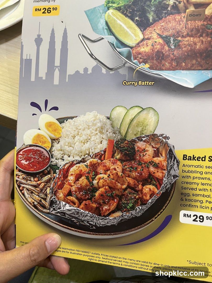 The Manhattan Fish Market Menu