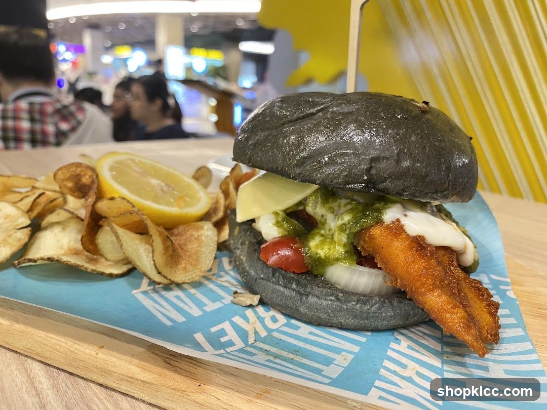 Burger with Chips